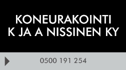 Koneurakointi K ja A Nissinen Ky logo